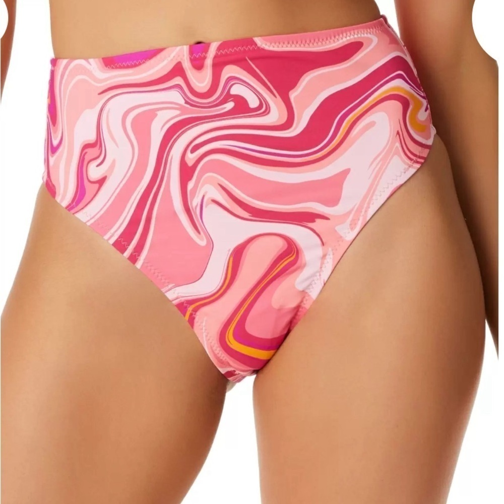 Jessica Simpson Femme multi good vibration high waist bikini bottom sexy S